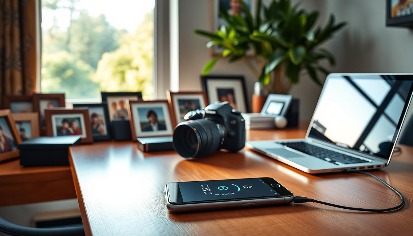 Automatische Hintergrundsicherung von Fotos