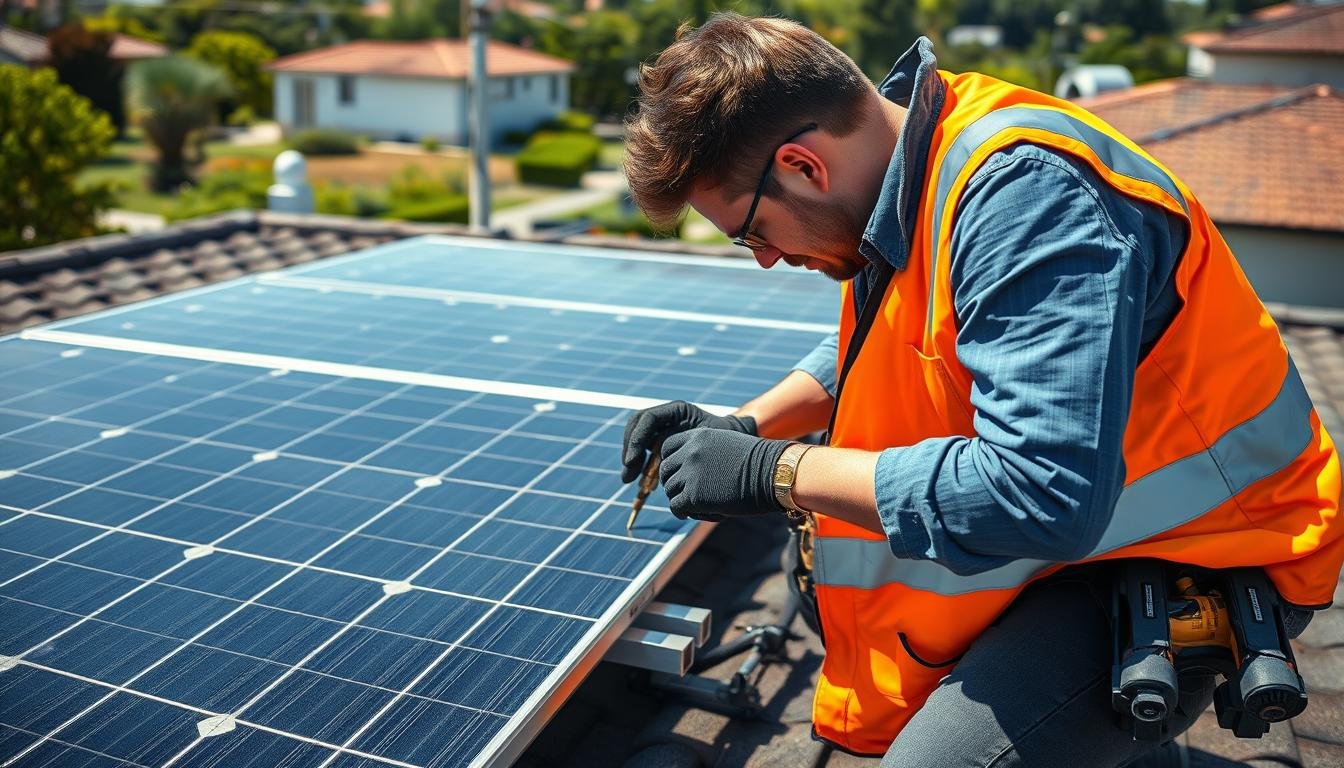 Fachgerechte Installation Solarstromanlage