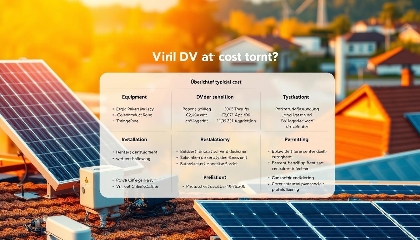 Kostenfaktoren Photovoltaikanlage