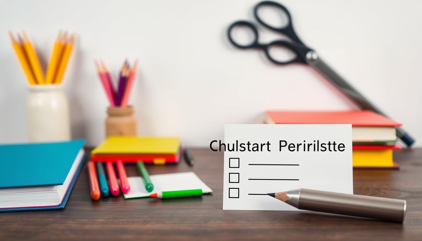 Checkliste Schulstart Vorbereitung