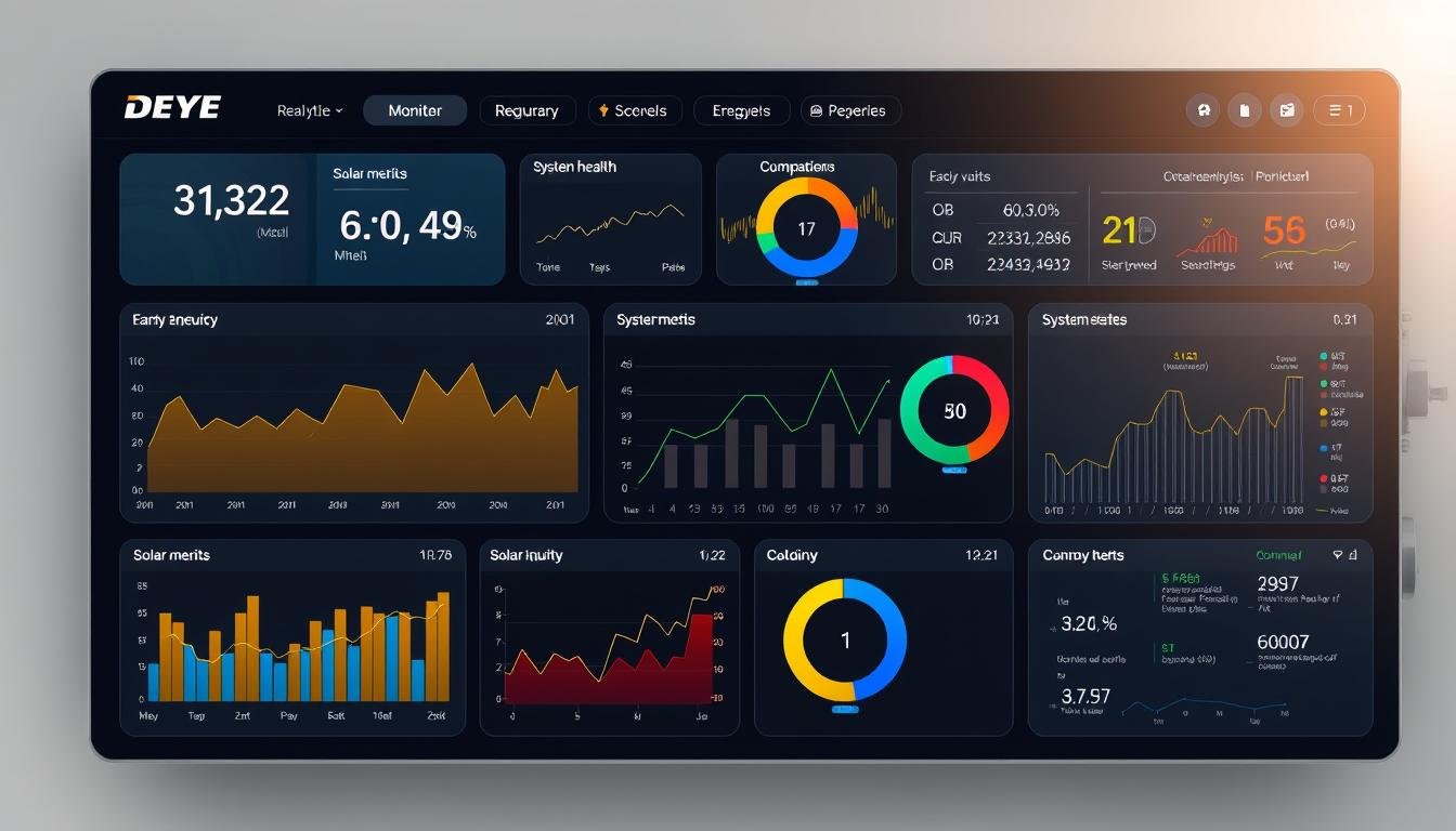 DEYE Wechselrichter App Monitoring Dashboard