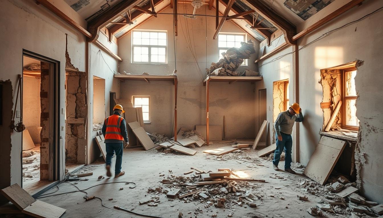 So läuft eine Entkernung im Altbau ab