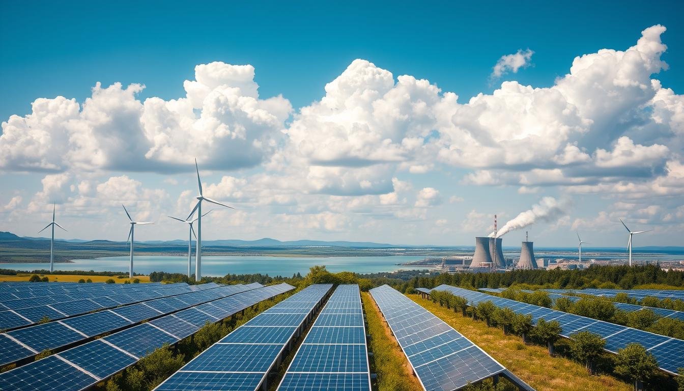 Erneuerbare Energien im Vergleich zu fossilen Brennstoffen