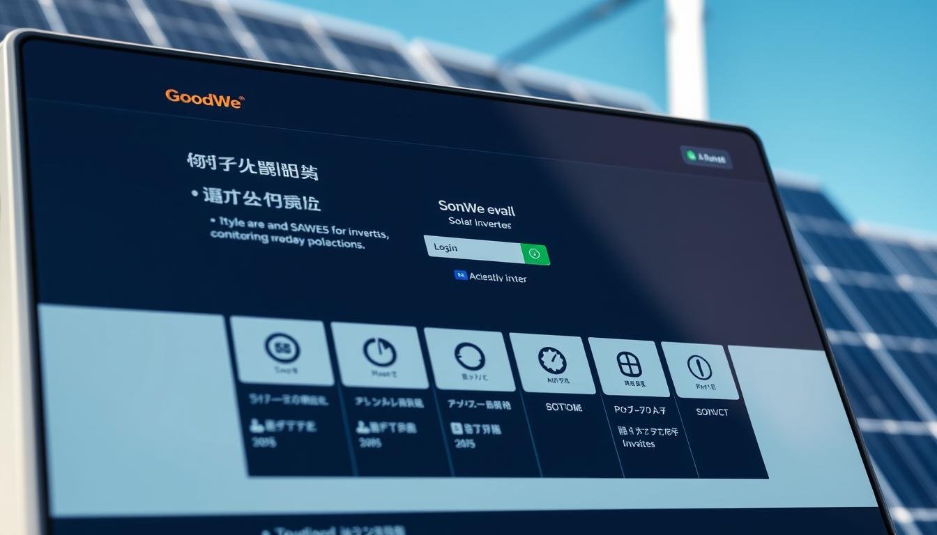 GoodWe SEMS Portal Anmeldung