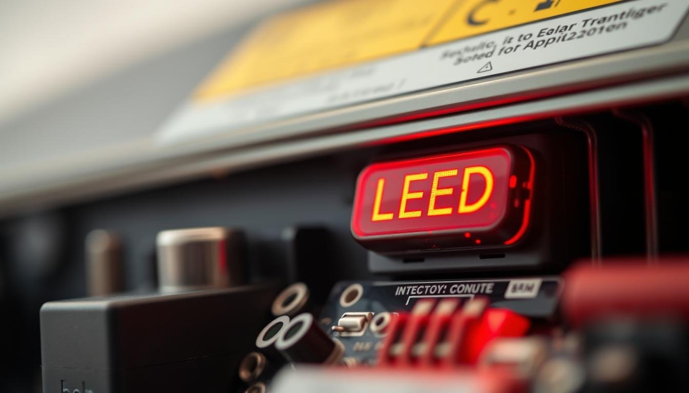 bedeutung rote LED wechselrichter Fehlermeldung
