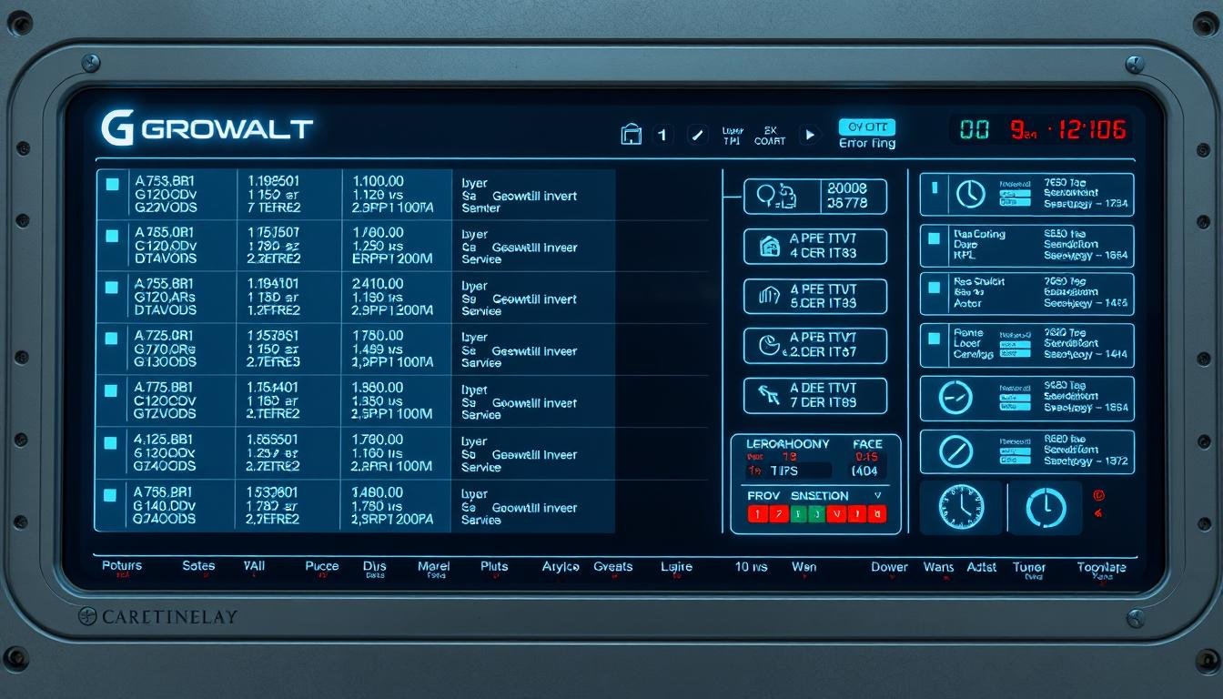 growatt fehlercodes monitoring system