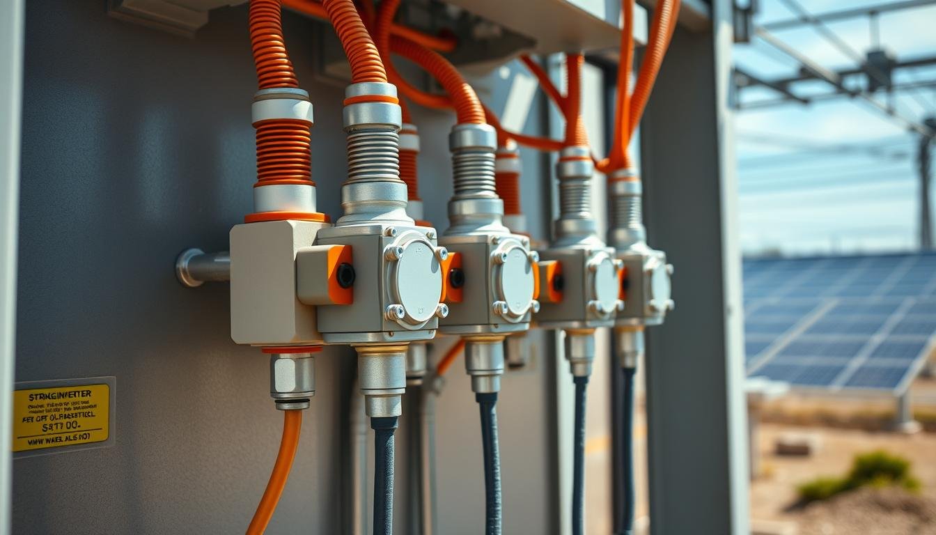 string-wechselrichter überspannungsschutz installation
