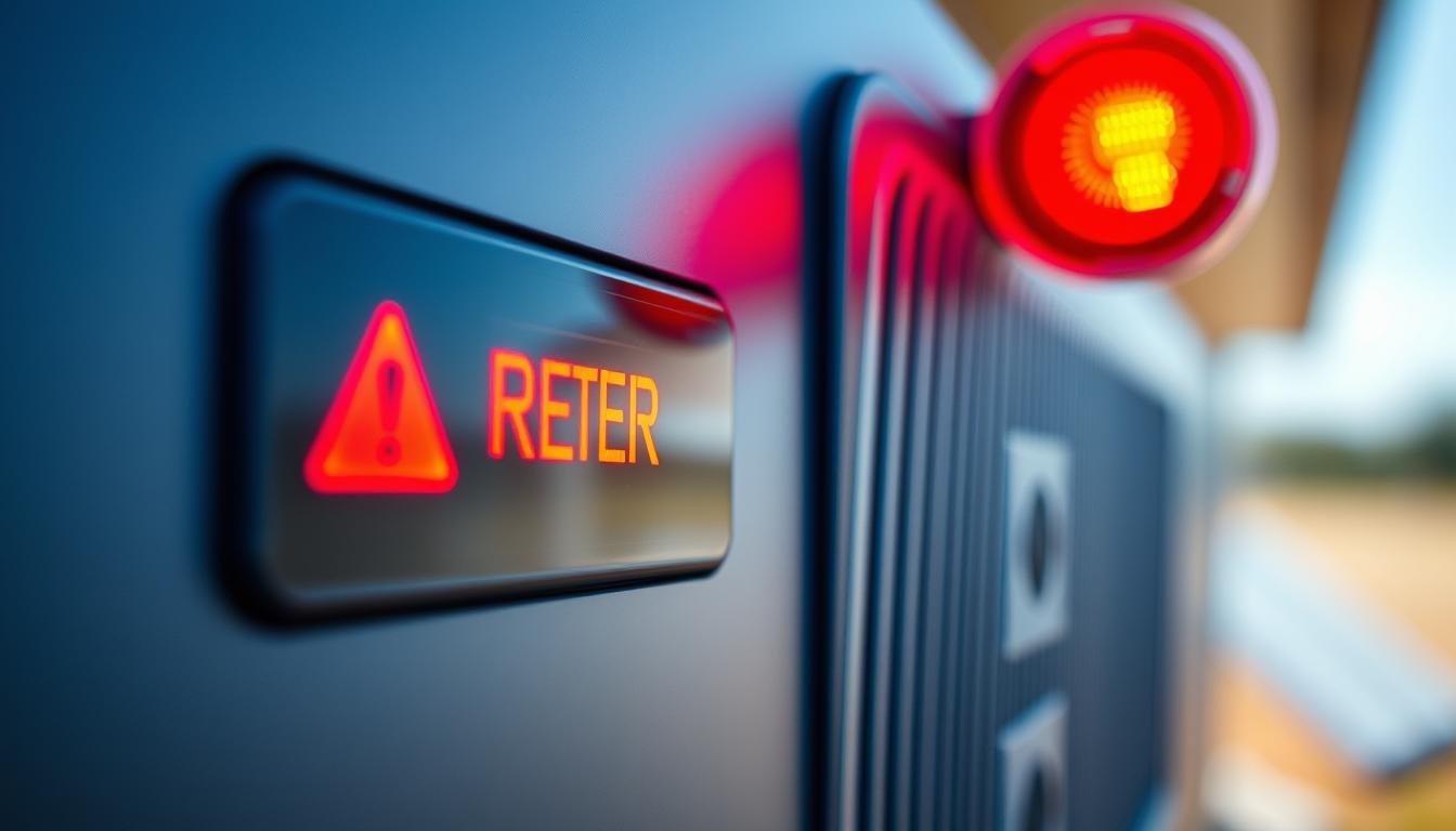 wechselrichter blinkt rot was tun
