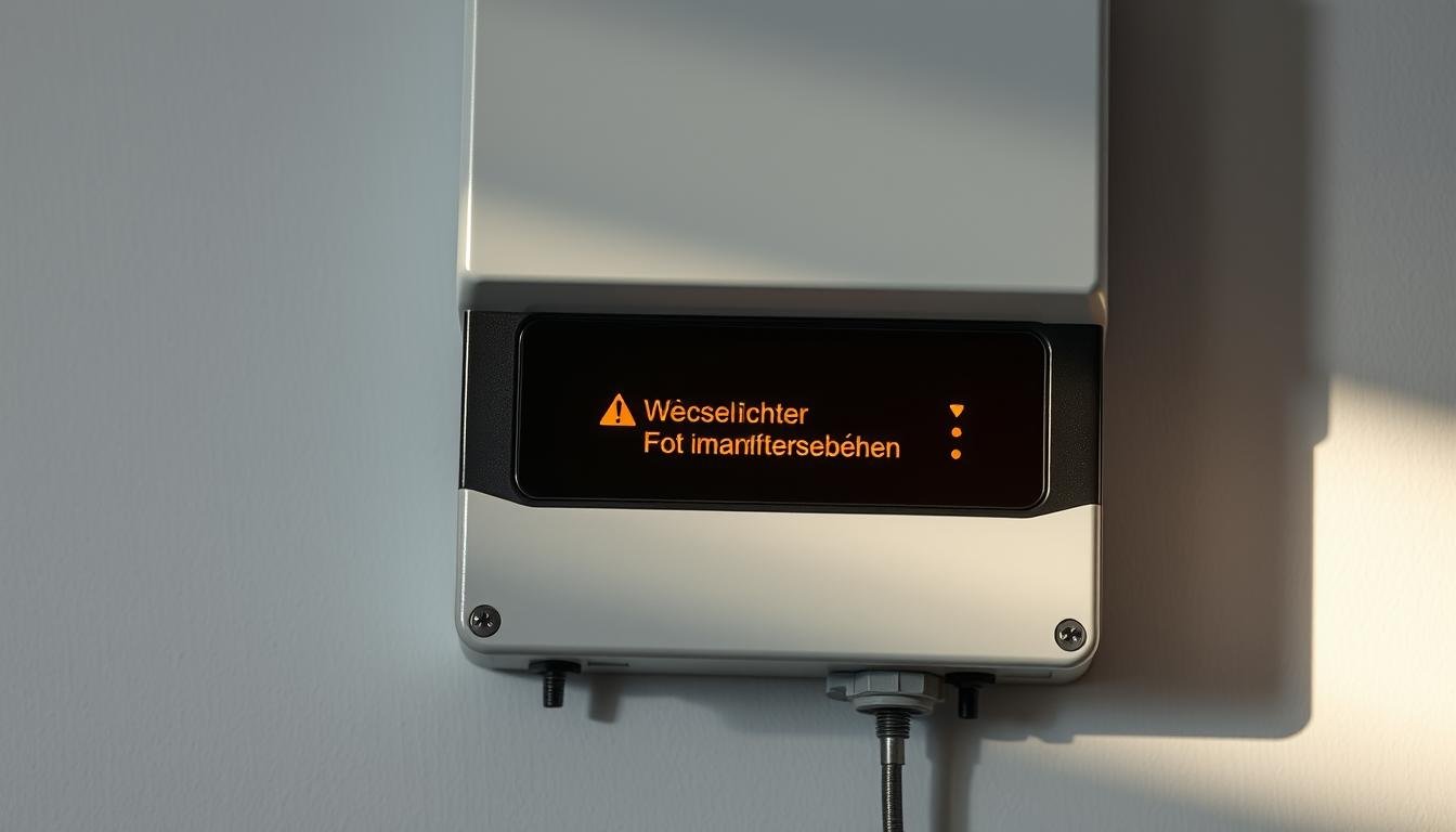 Wechselrichter Fehleranzeige rot – Störungen beheben