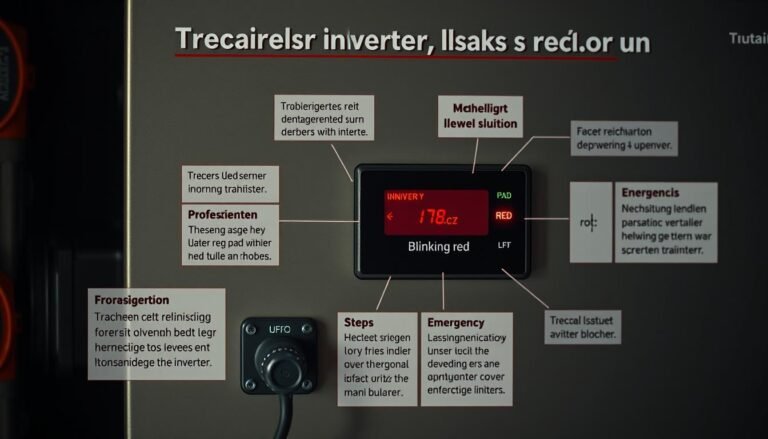 Deye Wechselrichter Blinkt Rot